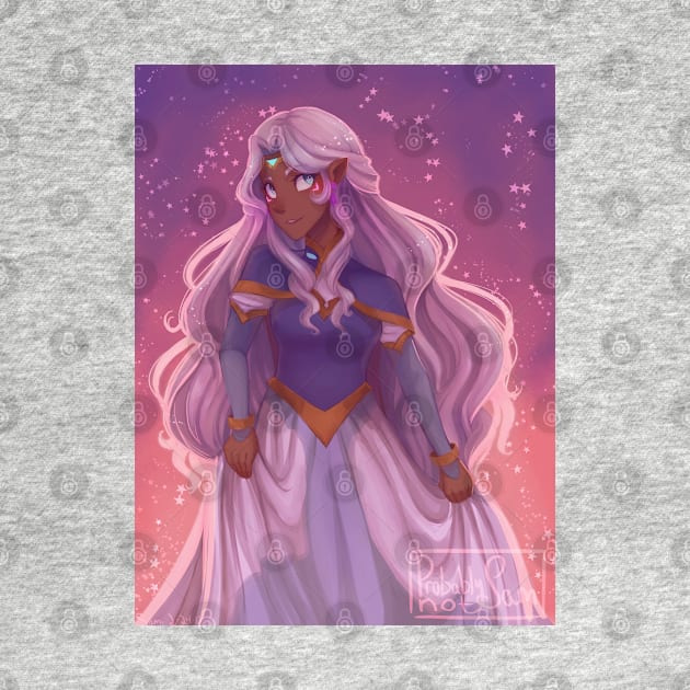 Starry princess Allura by Probablynotsam
